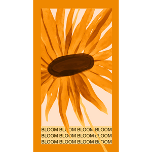"Sunflower Bloom" Vinyl Sticker