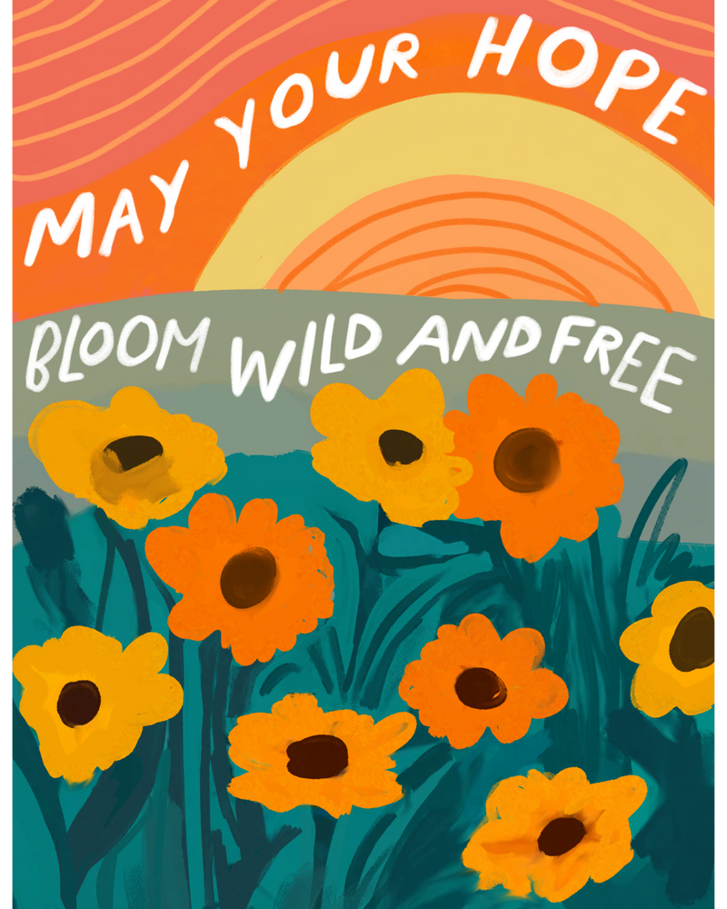 "May Your Hope Bloom" - Vinyl Sticker