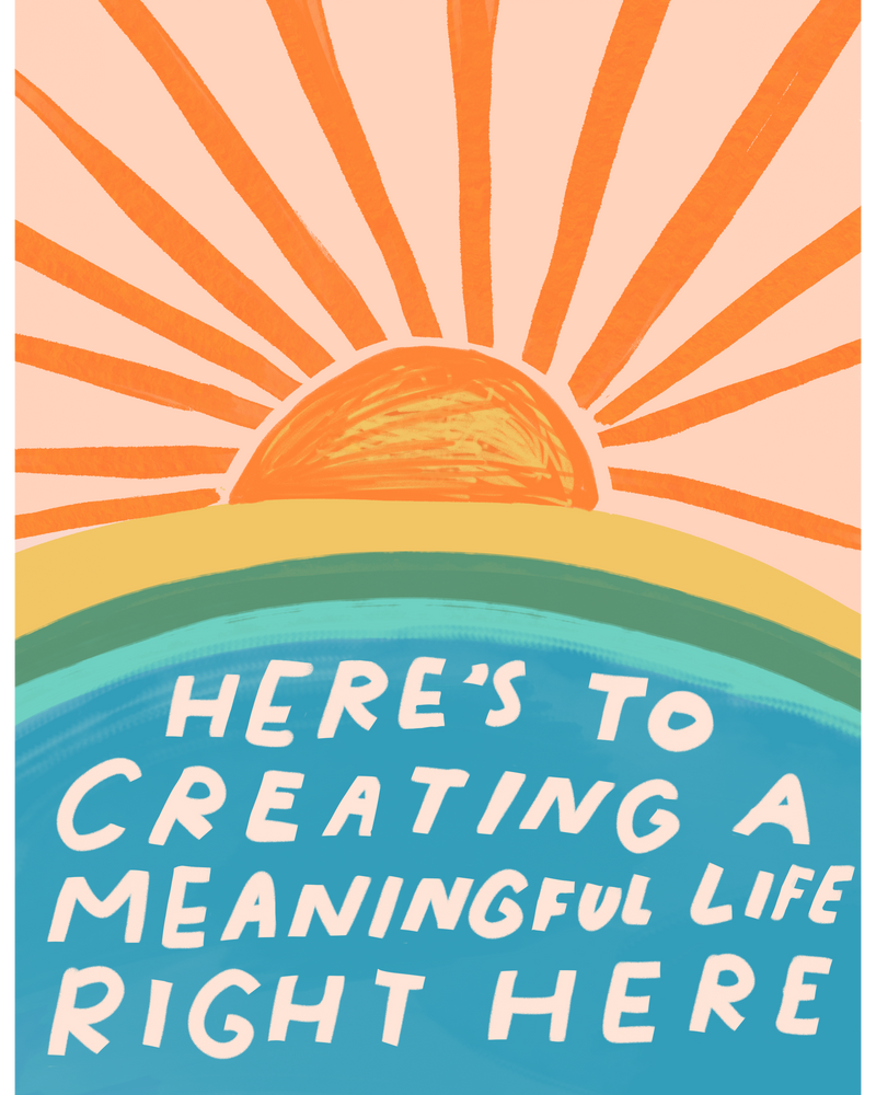 "A Meaningful Life" - Vinyl Sticker