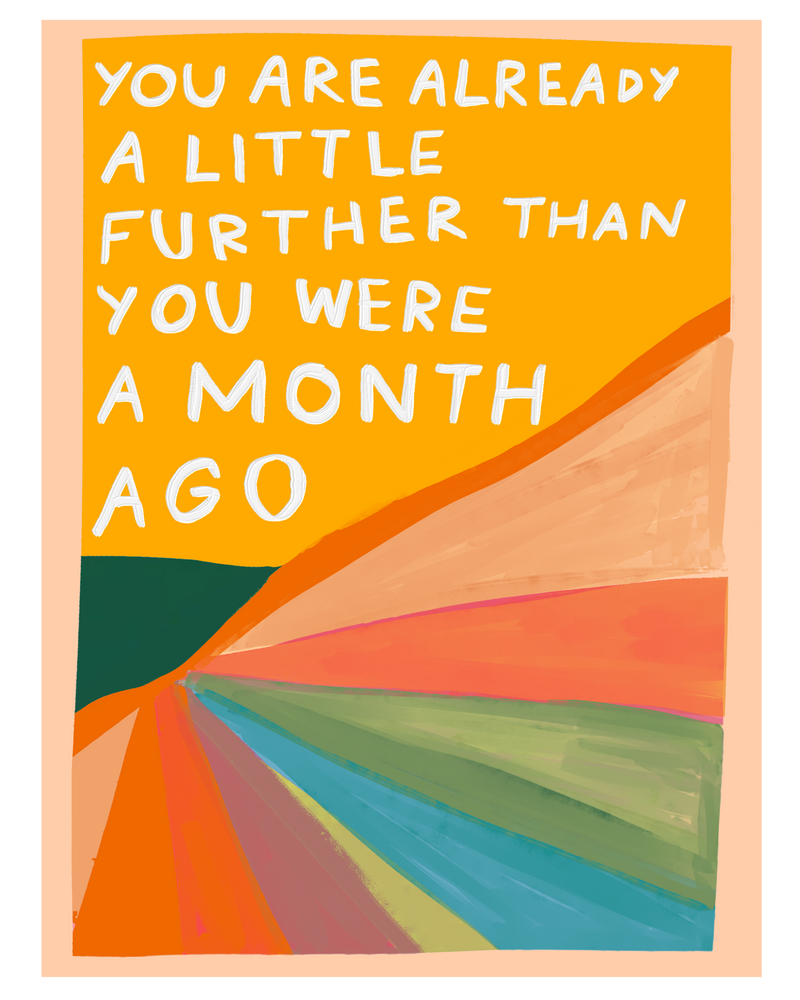 "Further tha a Month Ago" - Vinyl Sticker