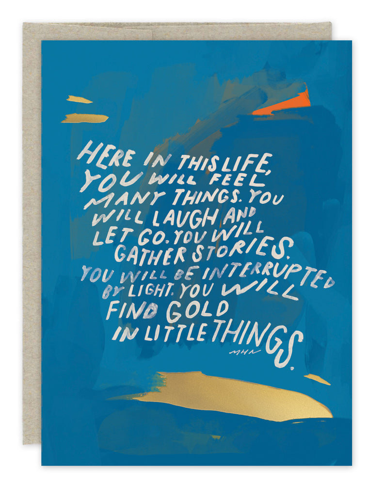 "Here In This Life" Birthday Card