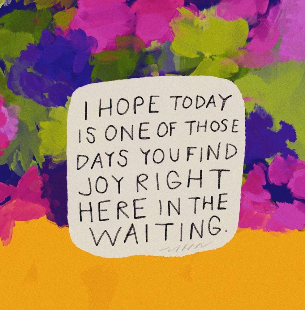 Joy in the Waiting