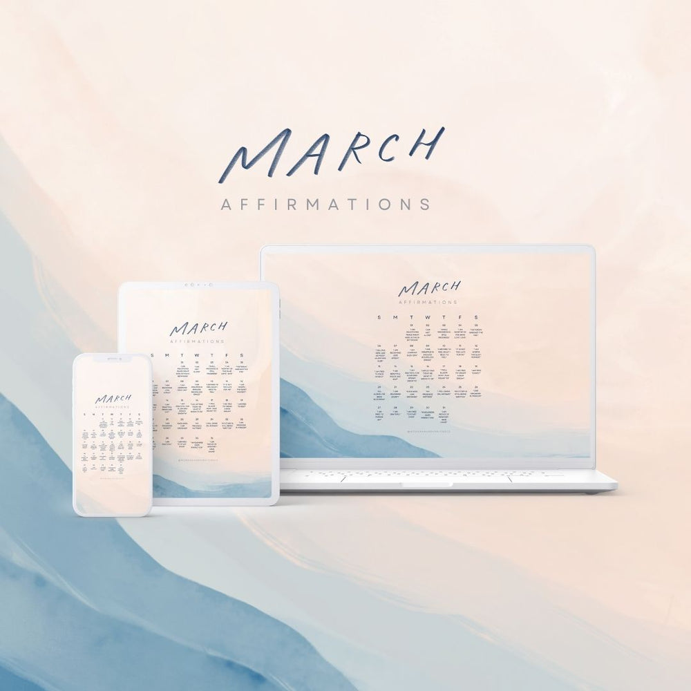March 2022 Affirmations Wallpapers (Free Download)