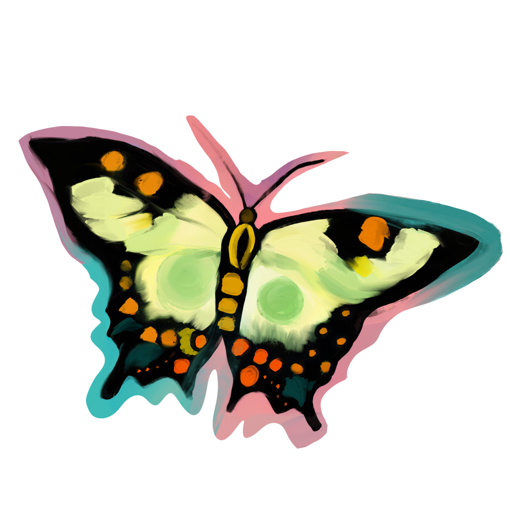 "Butterfly" Sticker