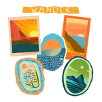 "Wander" Sticker Bundle
