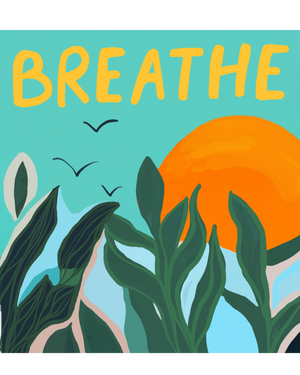 
                
                    Load image into Gallery viewer, &amp;quot;Breathe&amp;quot; - Vinyl Sticker
                
            