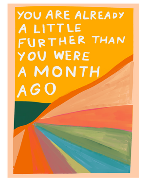 
                
                    Load image into Gallery viewer, &amp;quot;Further tha a Month Ago&amp;quot; - Vinyl Sticker
                
            