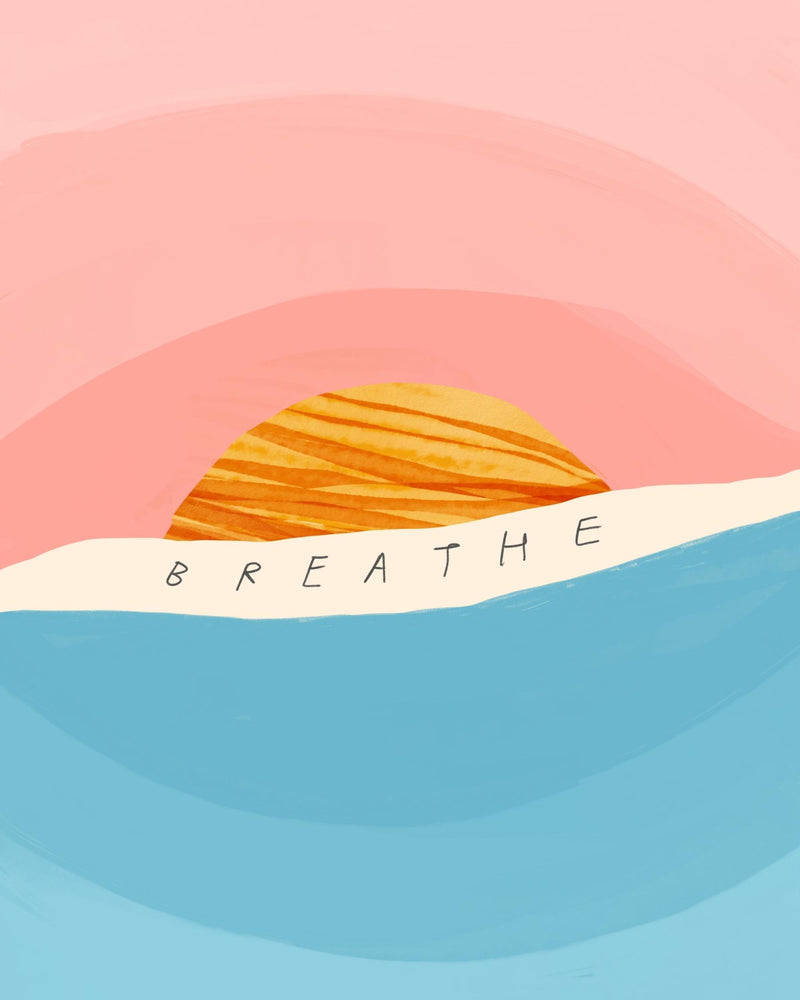 
                
                    Load image into Gallery viewer, &amp;quot;Breathe&amp;quot; - 8&amp;quot; x 10&amp;quot; Print (2023)
                
            