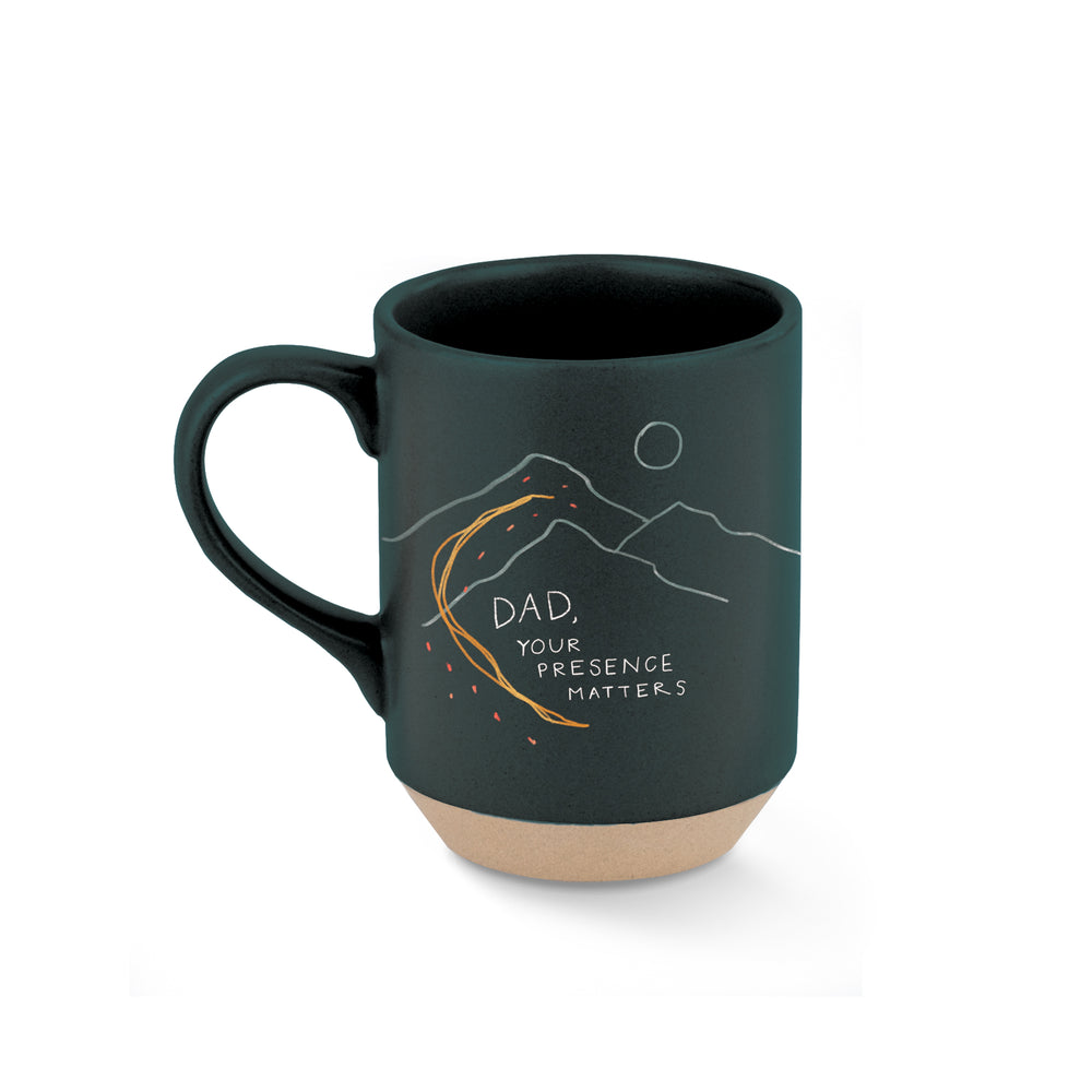 
                
                    Load image into Gallery viewer, &amp;quot;Dad Your Presence Matters&amp;quot; Stoneware Mug
                
            
