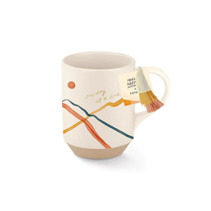 
                
                    Load image into Gallery viewer, &amp;quot;One day at a time&amp;quot; - 11 oz Ceramic Mug
                
            