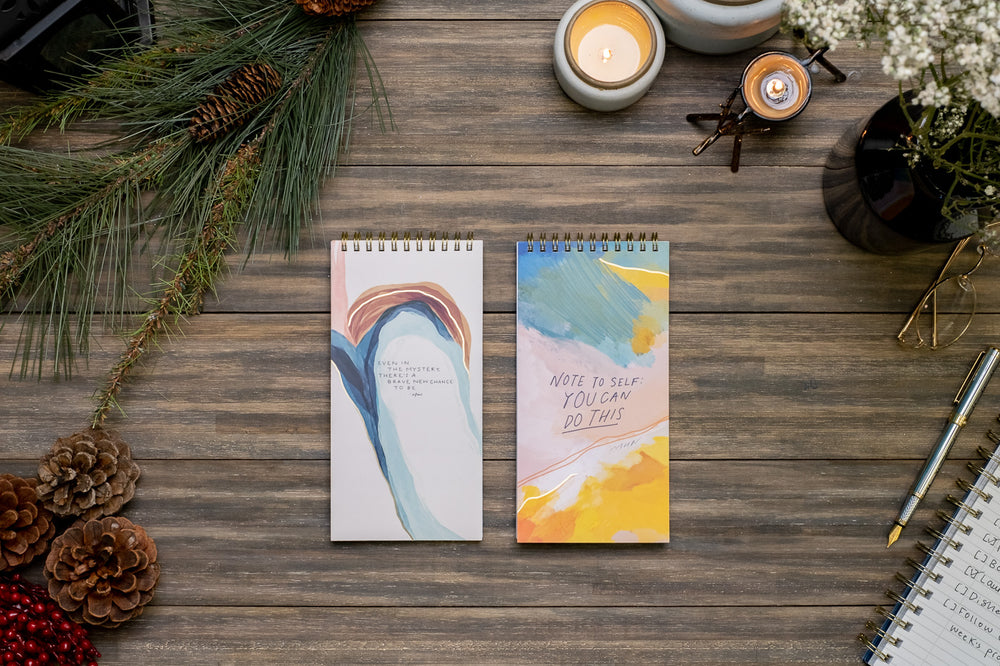 "Note To Self" Tall Spiral Notepad