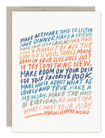 "Make The Most Of Every Day" Birthday Card