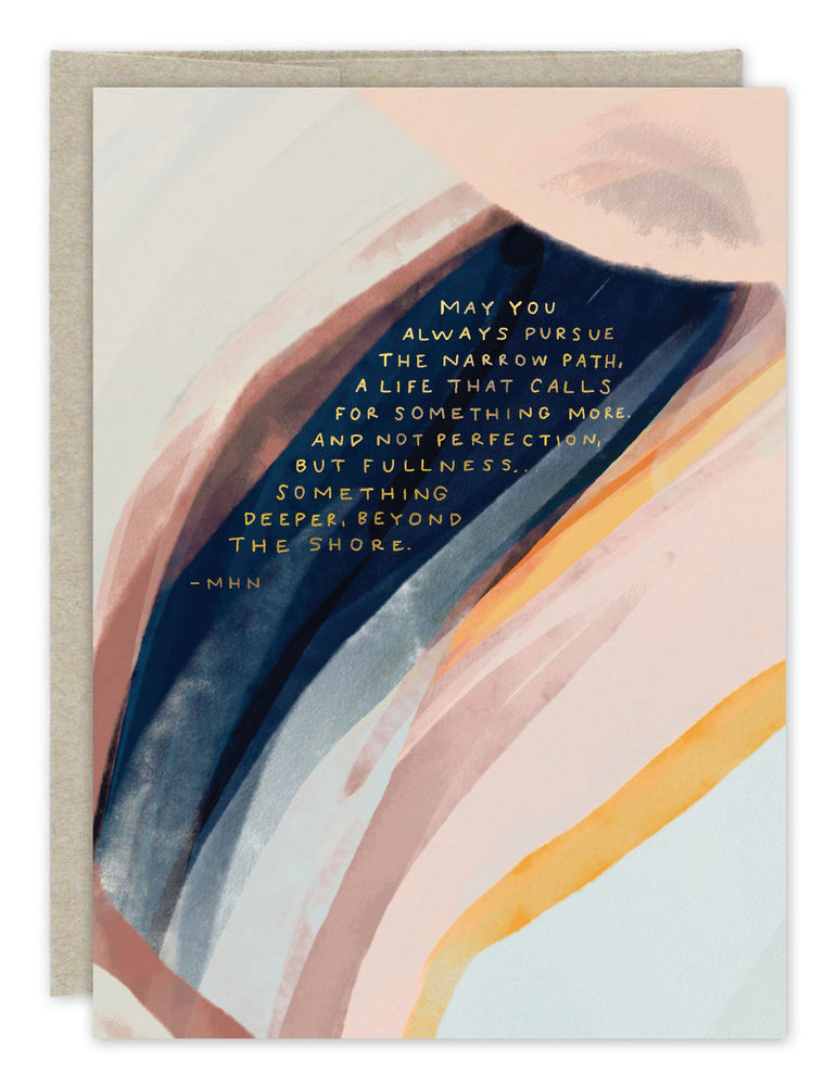 "Narrow Path" Birthday Card