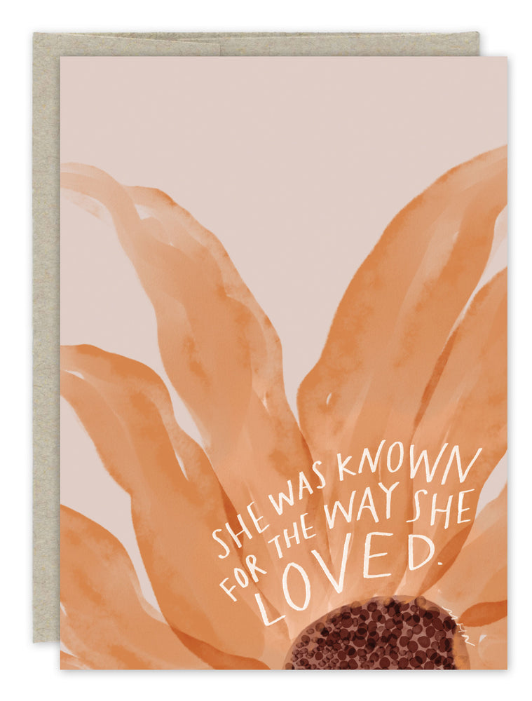 
                
                    Load image into Gallery viewer, &amp;quot;She Loved&amp;quot; Sympathy Card
                
            