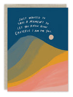 "Grateful For You" Thank You Card