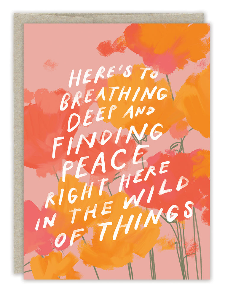 "Wild of Things" Friendship Card