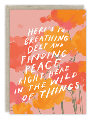 "Wild of Things" Friendship Card